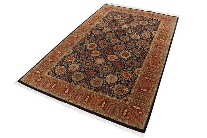 Black Sultanabad 4'  7" x 7'  4" - No. QA30156