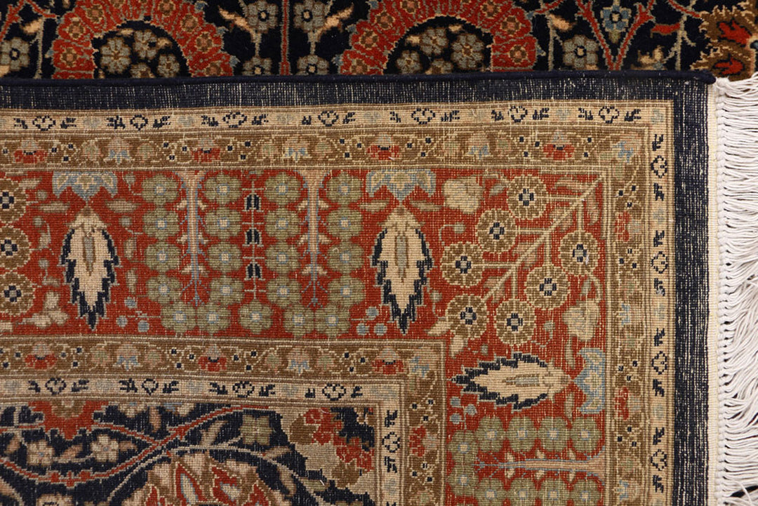 Black Sultanabad 4'  7" x 7'  4" - No. QA30156