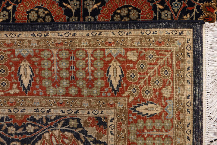 Black Sultanabad 4'  7" x 7'  4" - No. QA30156