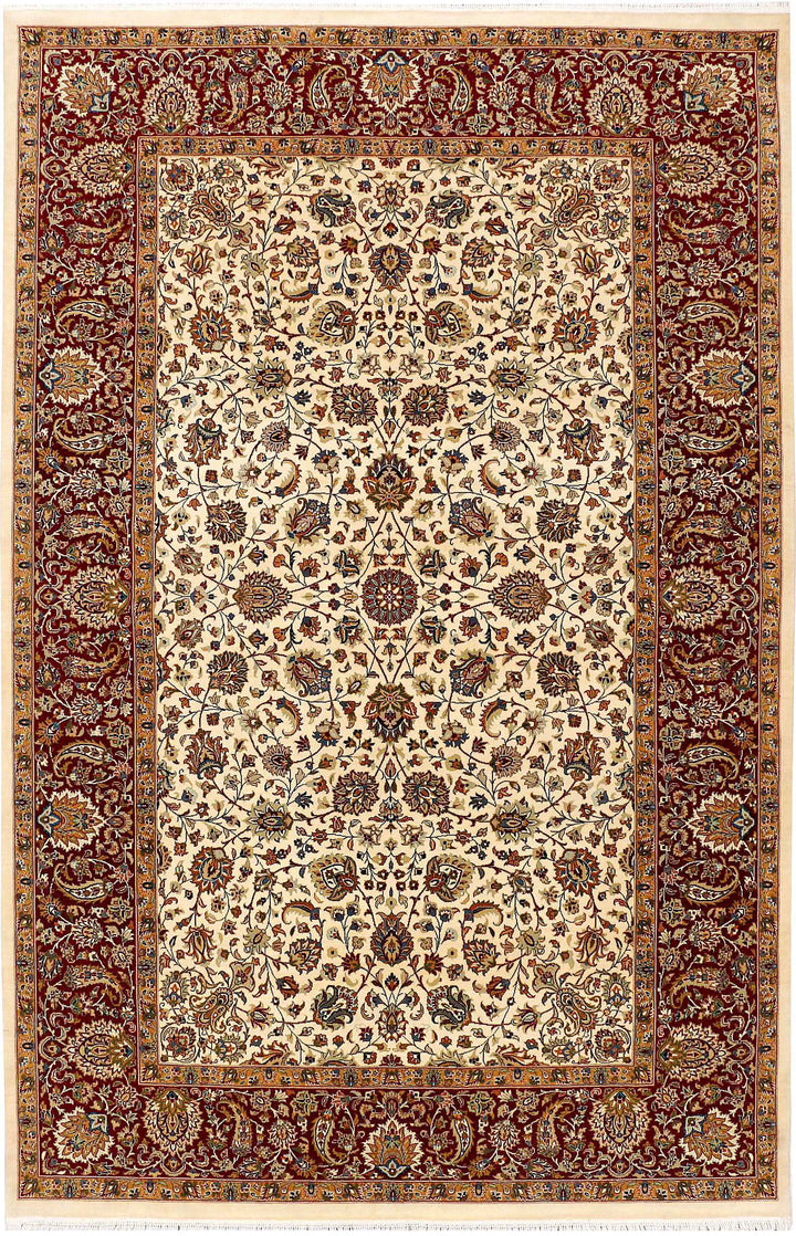 Cornsilk Mahal 4' 8 x 7' 2 - No. 52355 - ALRUG Rug Store