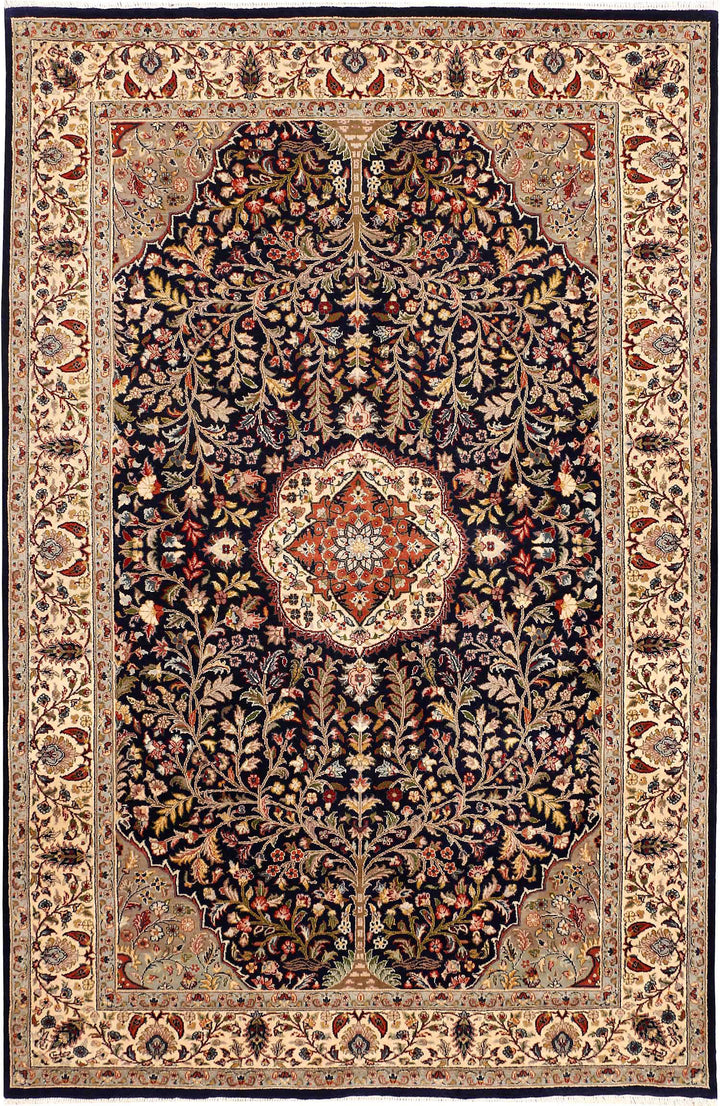 Black Tree of Life 4' 7 x 7' 1 - No. 52356 - ALRUG Rug Store