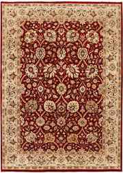 Maroon Mahal 5' 1 x 7' 1 - No. 52364 - ALRUG Rug Store