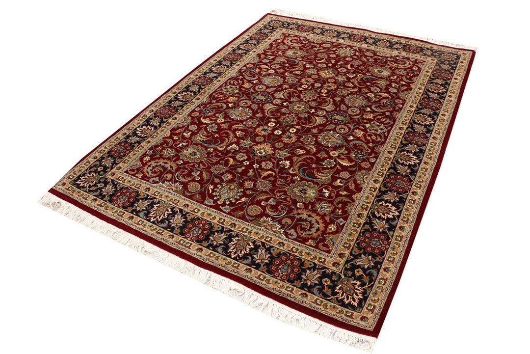 Maroon Mahal 5'  1" x 7' " - No. QA66218