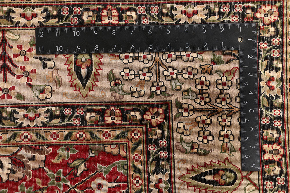 Maroon Mahal 5' 1 x 7' 3 - No. 52376 - ALRUG Rug Store