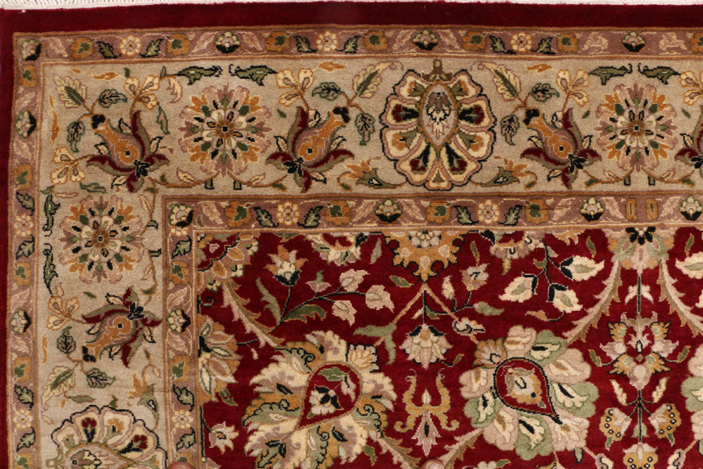 Maroon Mahal 5' 2 x 7' 1 - No. 52377 - ALRUG Rug Store