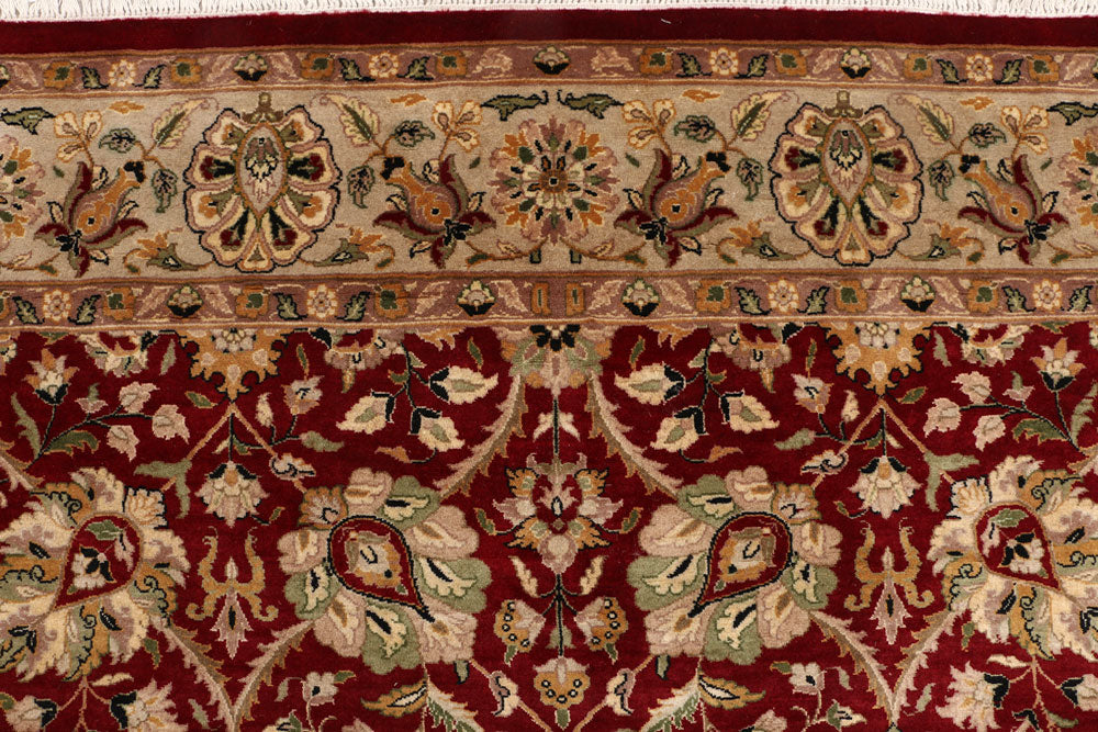 Maroon Mahal 5' 2 x 7' 1 - No. 52377 - ALRUG Rug Store