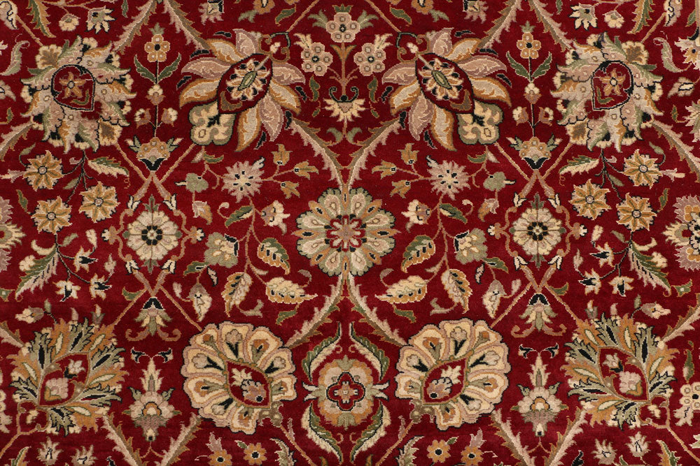 Maroon Mahal 5' 2 x 7' 1 - No. 52377 - ALRUG Rug Store