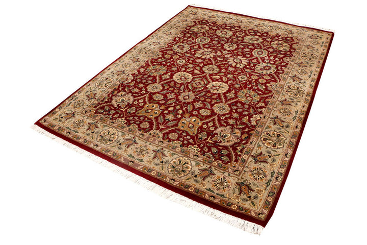 Maroon Mahal 5'  2" x 7'  1" - No. QA79519