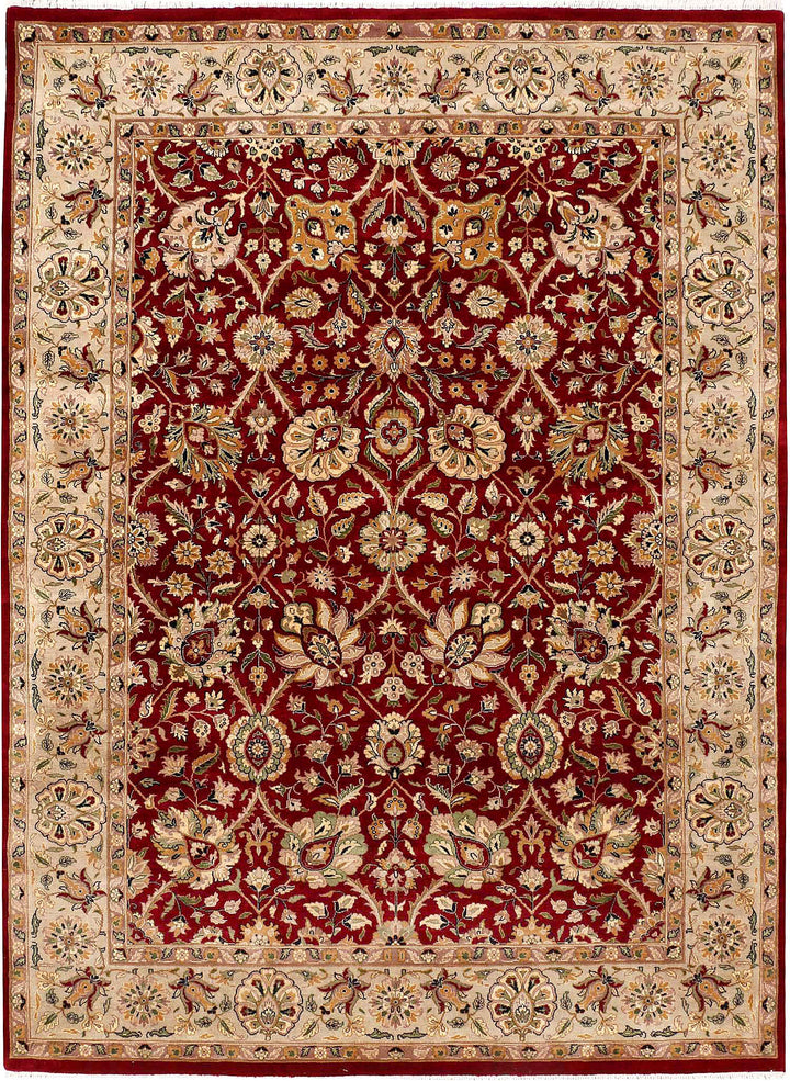 Maroon Mahal 5' 2 x 7' 1 - No. 52377 - ALRUG Rug Store