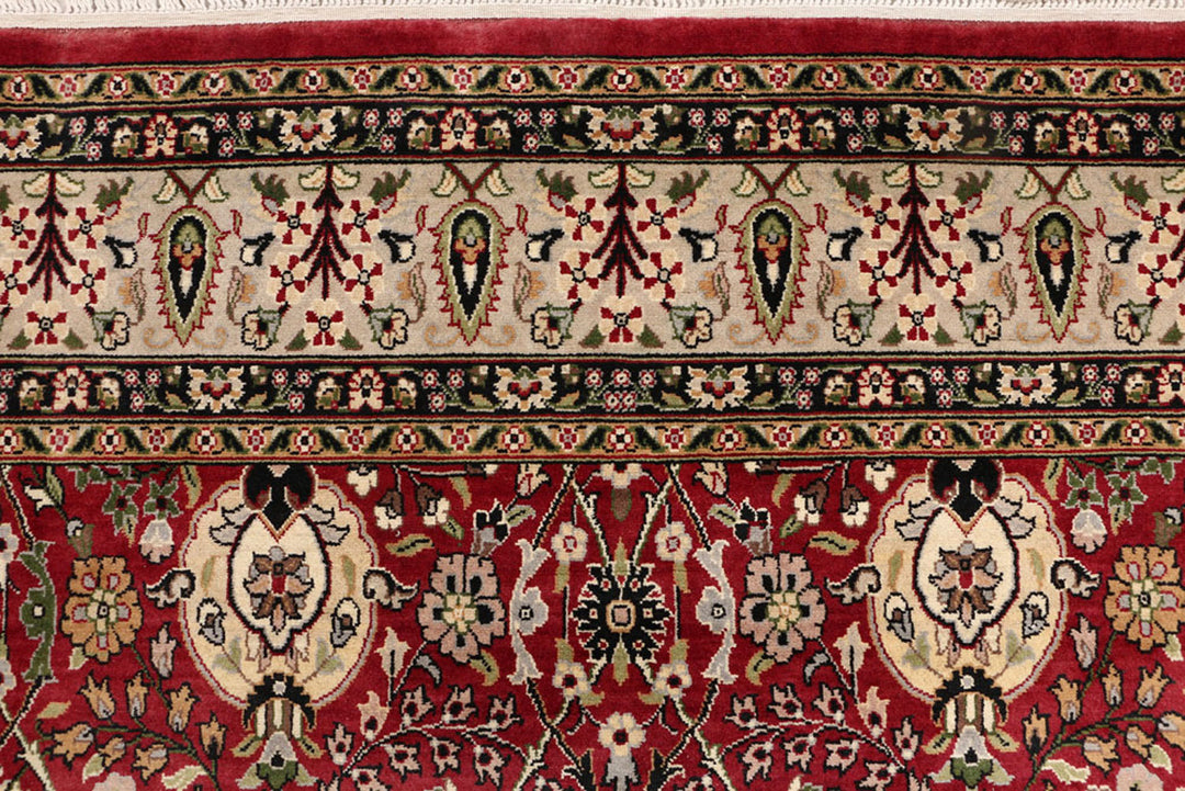 Maroon Mahal 4'  11" x 7'  2" - No. QA87488