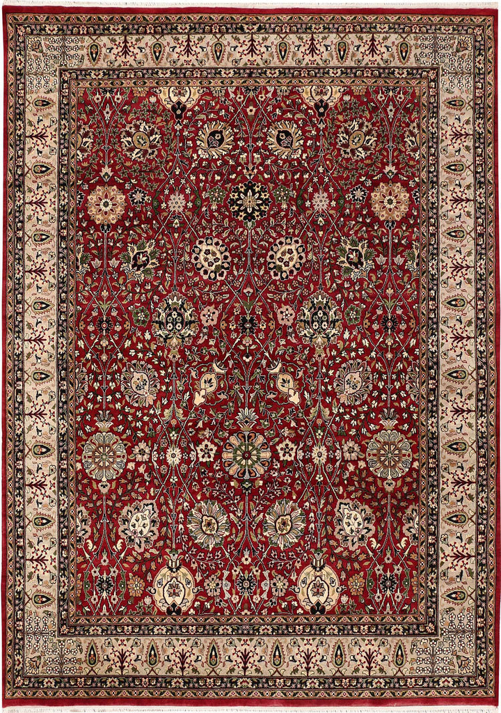 Maroon Mahal 4'  11" x 7'  2" - No. QA87488
