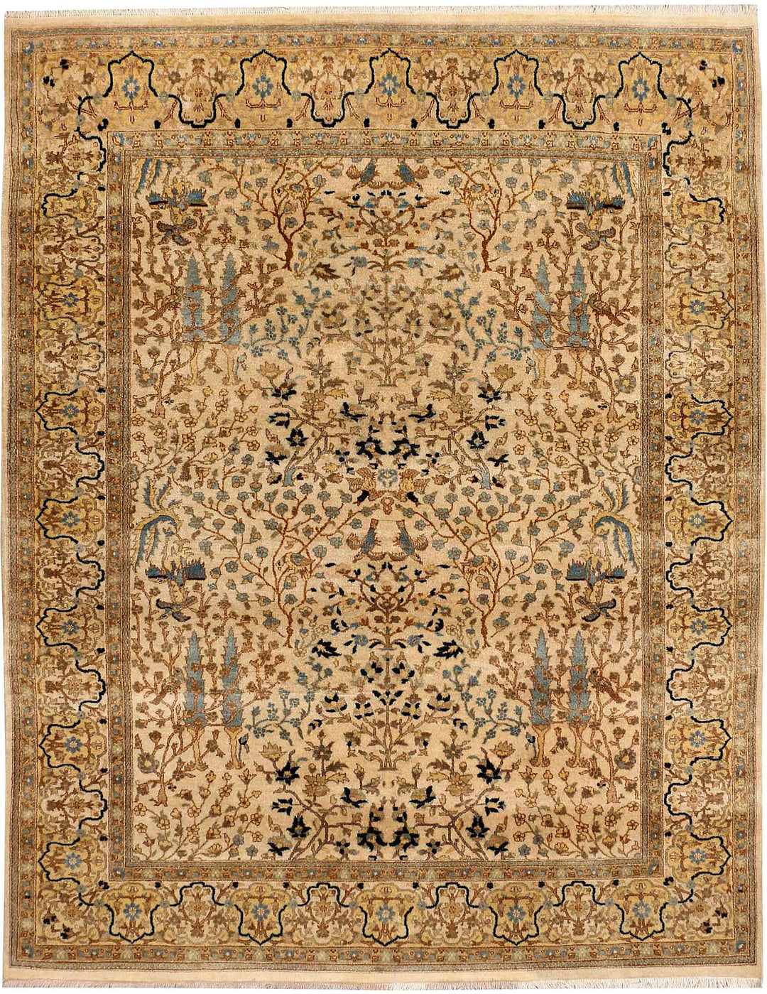Navajo White Mahal 5' 1 x 6' 7 - No. 52380 - ALRUG Rug Store
