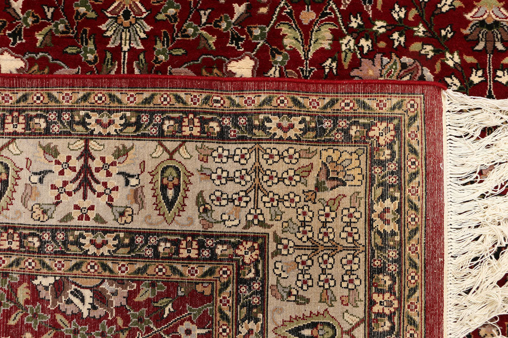 Maroon Mahal 5' 1 x 7' 1 - No. 52385 - ALRUG Rug Store