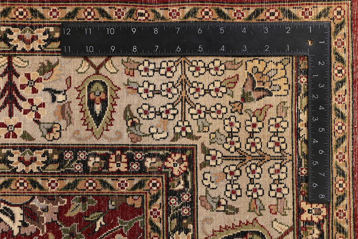 Maroon Mahal 5' 1 x 7' 1 - No. 52385 - ALRUG Rug Store