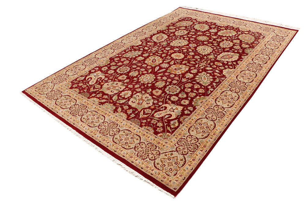 Firebrick Mahal 6' 1 x 9' 2 - No. 52395 - ALRUG Rug Store