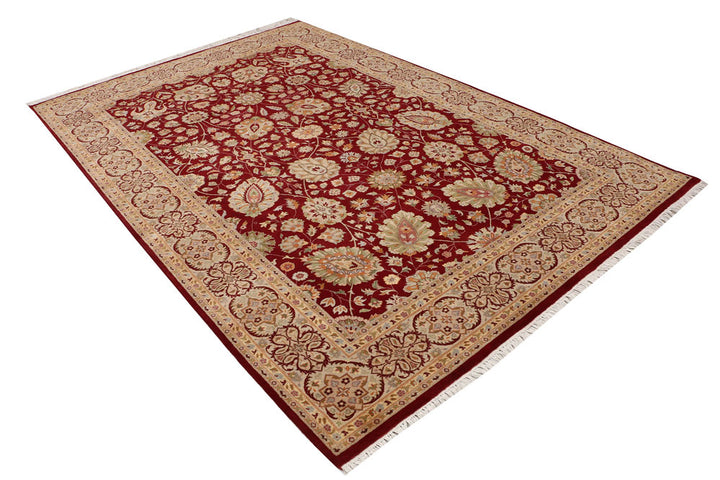 Firebrick Mahal 6' 1 x 9' 2 - No. 52395 - ALRUG Rug Store