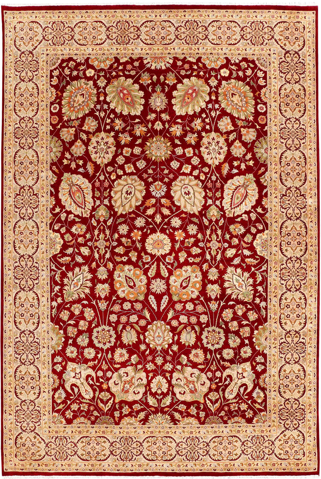 Firebrick Mahal 6' 1 x 9' 2 - No. 52395 - ALRUG Rug Store