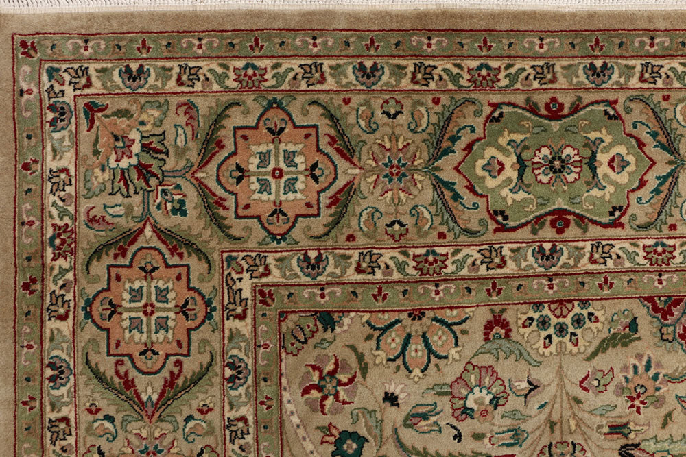 Tan Mahal 6' 1 x 9' 1 - No. 52398 - ALRUG Rug Store