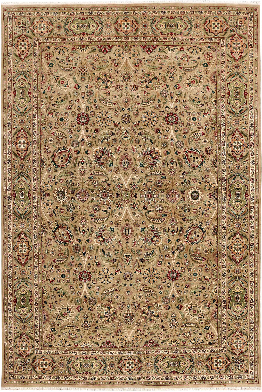 Tan Mahal 6' 1 x 9' 1 - No. 52398 - ALRUG Rug Store