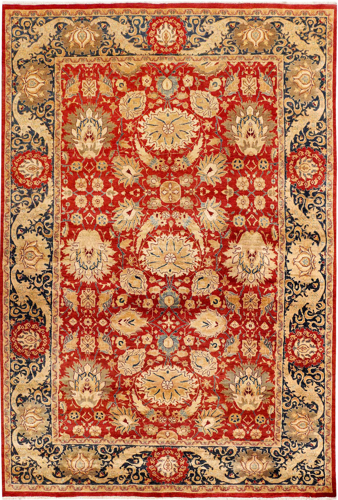 Firebrick Mahal 6' 1 x 8' 11 - No. 52400 - ALRUG Rug Store