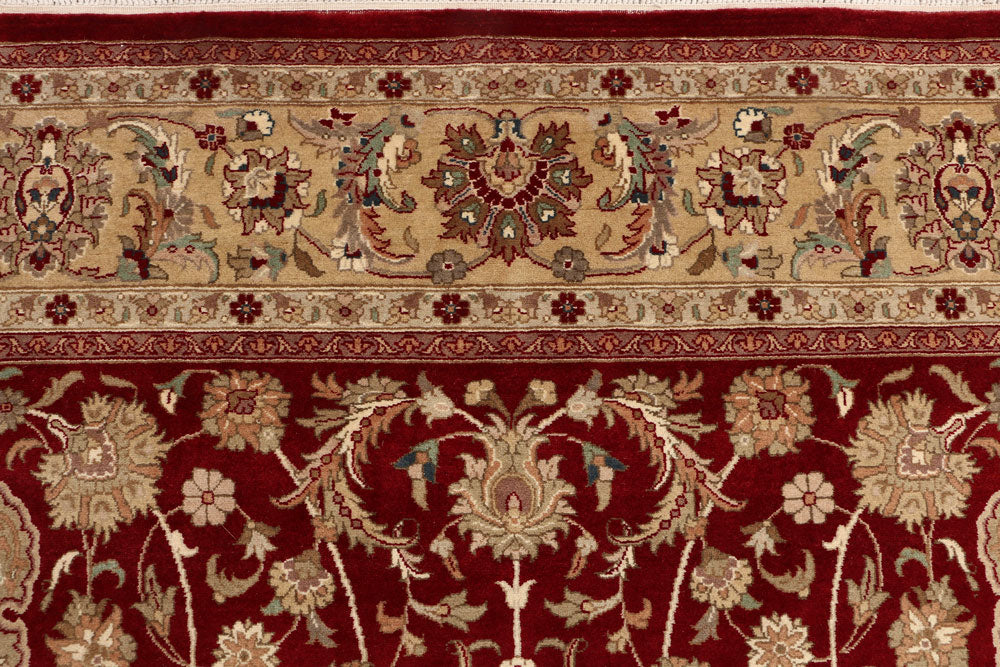 Maroon Kashan 6' 2 x 9' 1 - No. 52401 - ALRUG Rug Store