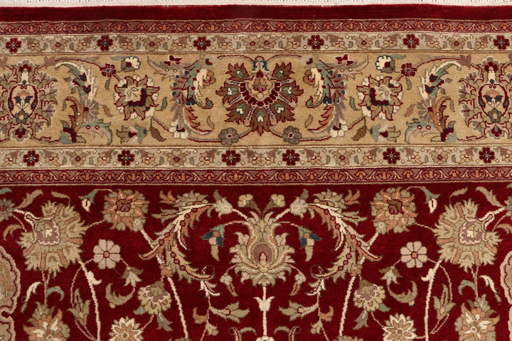 Maroon Kashan 6' 2 x 9' 1 - No. 52401 - ALRUG Rug Store