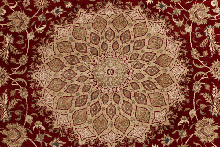 Maroon Kashan 6' 2 x 9' 1 - No. 52401 - ALRUG Rug Store