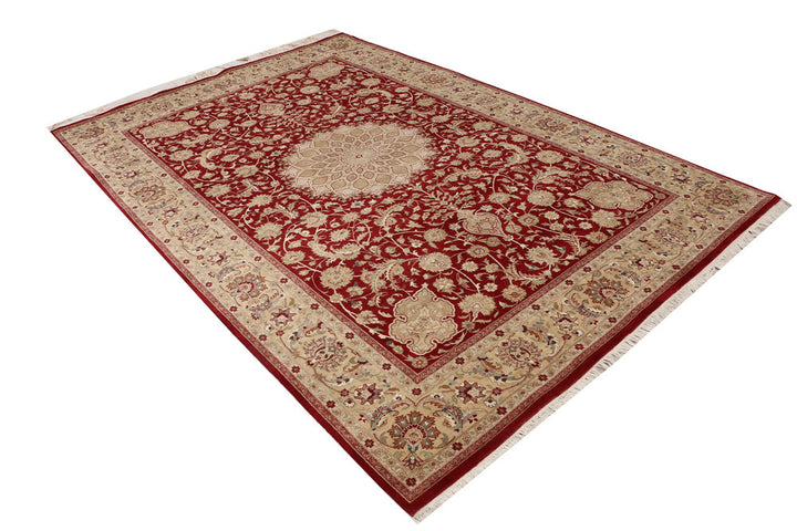 Maroon Kashan 6' 2 x 9' 1 - No. 52401 - ALRUG Rug Store