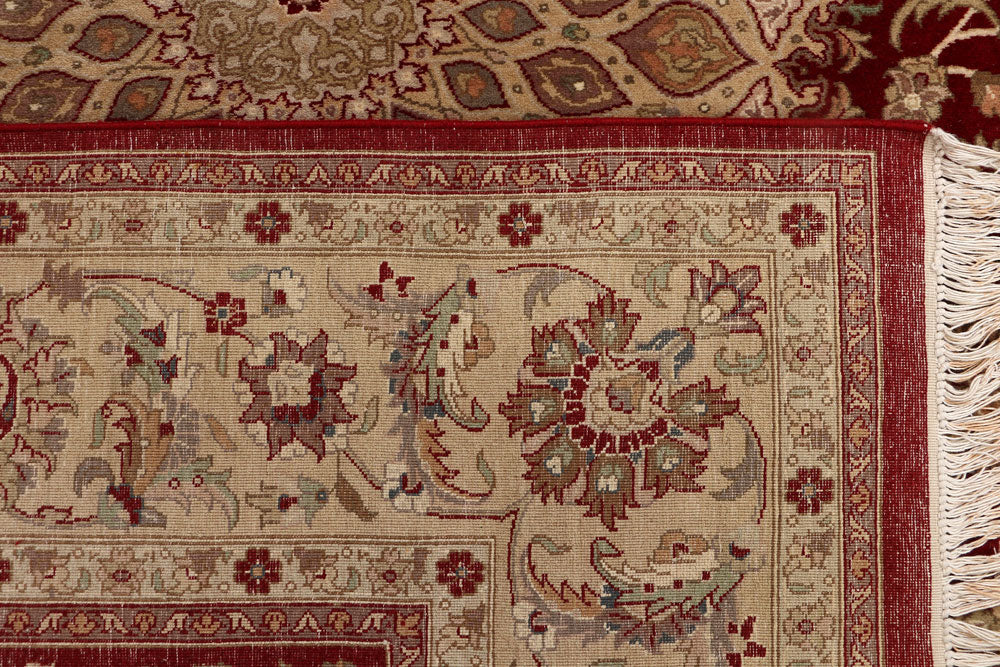 Maroon Kashan 6' 2 x 9' 1 - No. 52401 - ALRUG Rug Store