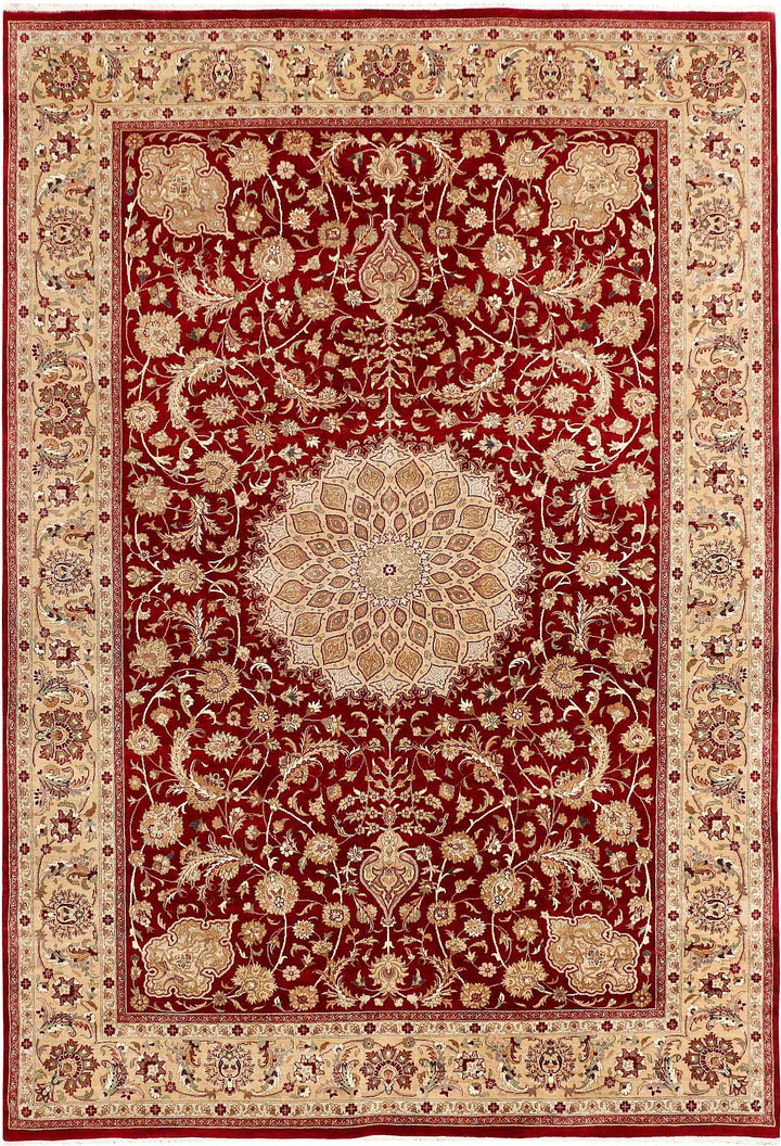 Maroon Kashan 6' 2 x 9' 1 - No. 52401 - ALRUG Rug Store