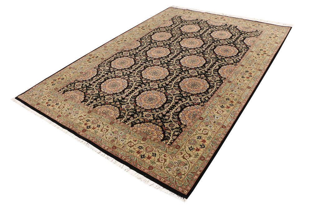 Black Sultanabad 6' 2 x 8' 11 - No. 52403 - ALRUG Rug Store