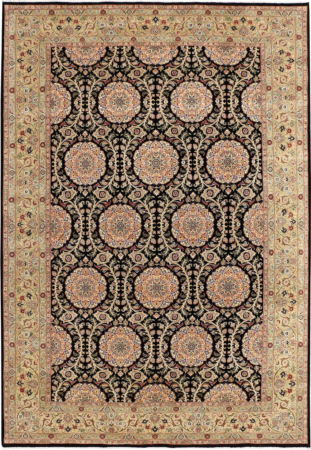 Black Sultanabad 6' 2 x 8' 11 - No. 52403 - ALRUG Rug Store