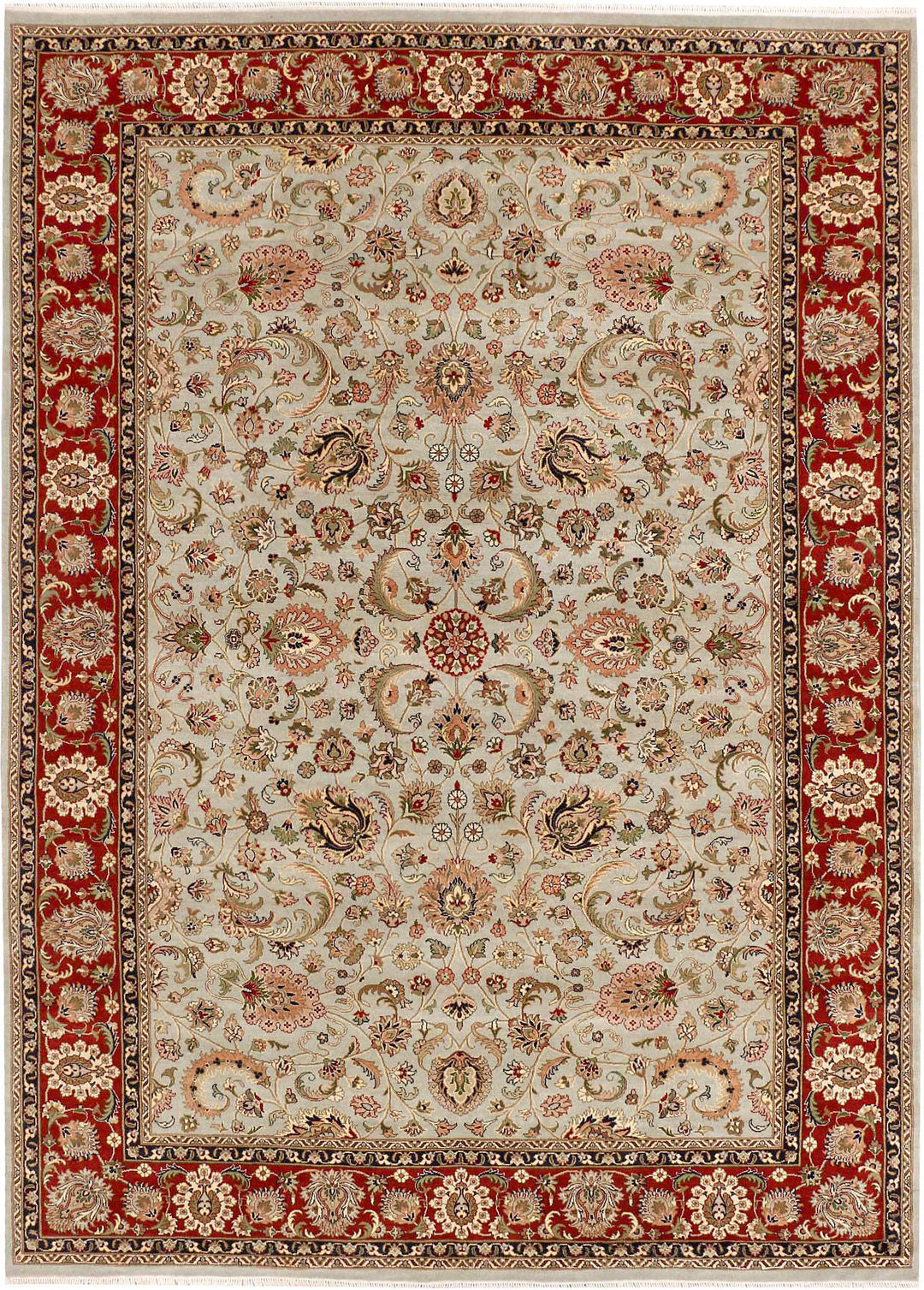 Light Grey Mahal 6' 2 x 8' 9 - No. 52404 - ALRUG Rug Store