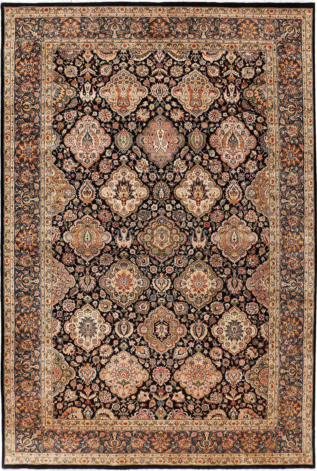Black Mahal 6' 1 x 9' 3 - No. 52407 - ALRUG Rug Store