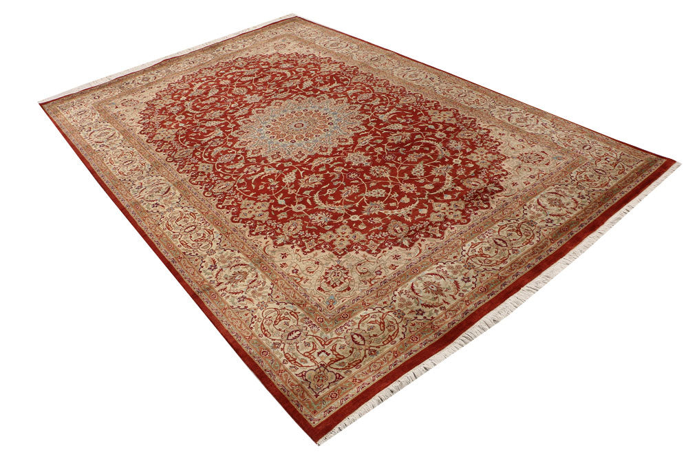 Firebrick Isfahan 6' x 9' - No. 52409 - ALRUG Rug Store
