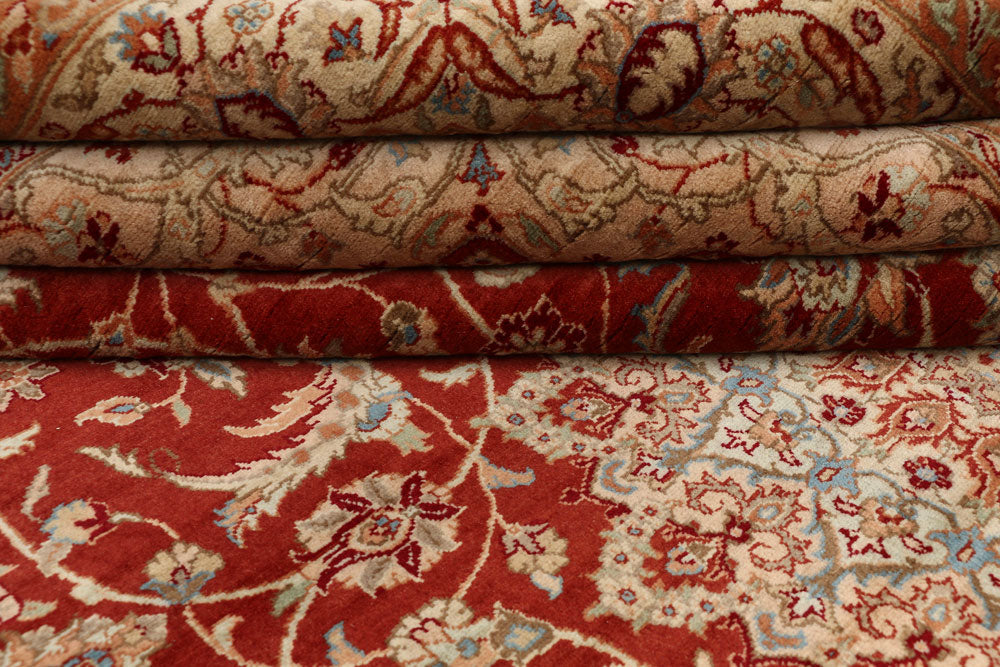 Firebrick Isfahan 6' x 9' - No. 52409 - ALRUG Rug Store