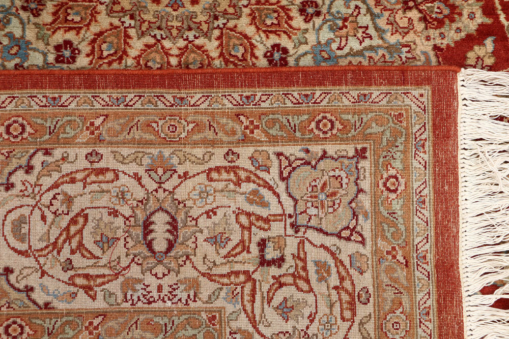 Firebrick Isfahan 6' x 9' - No. 52409 - ALRUG Rug Store