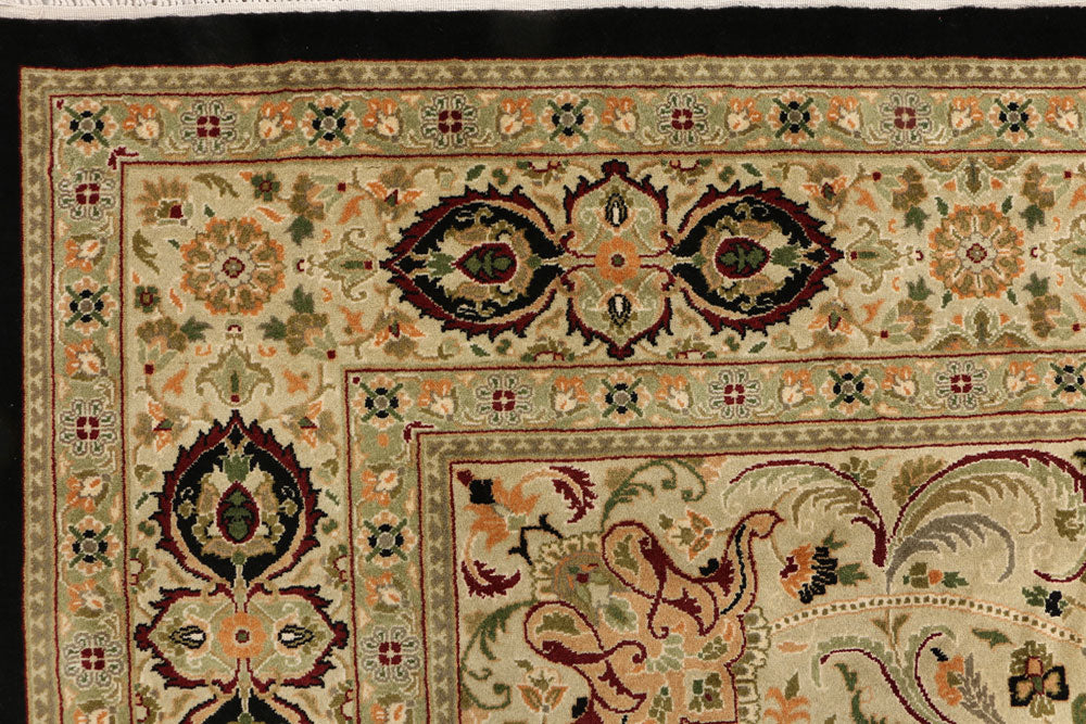 Black Kirman 6' 1 x 8' 11 - No. 52421 - ALRUG Rug Store