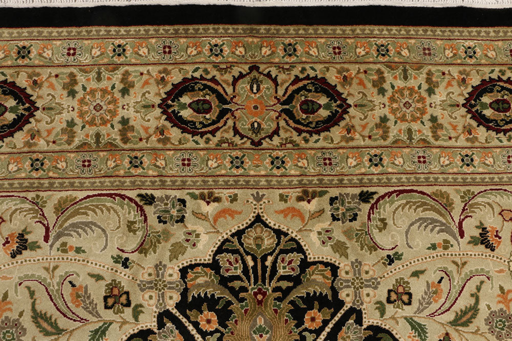Black Kirman 6' 1 x 8' 11 - No. 52421 - ALRUG Rug Store
