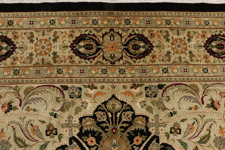 Black Kirman 6' 1 x 8' 11 - No. 52421 - ALRUG Rug Store