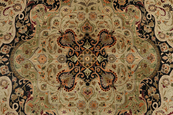 Black Kirman 6' 1 x 8' 11 - No. 52421 - ALRUG Rug Store