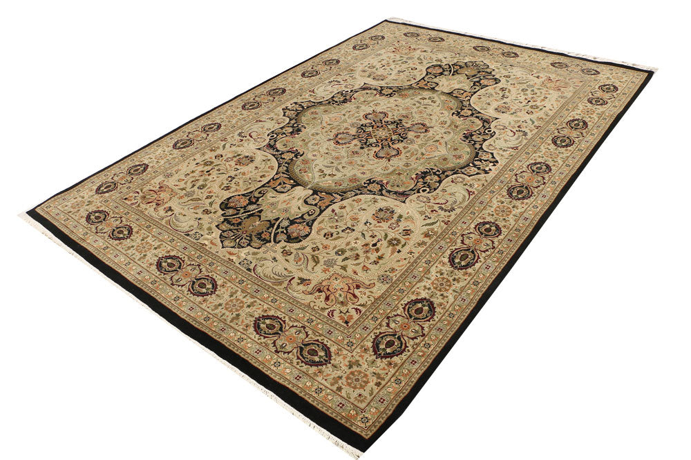 Black Kirman 6' 1 x 8' 11 - No. 52421 - ALRUG Rug Store