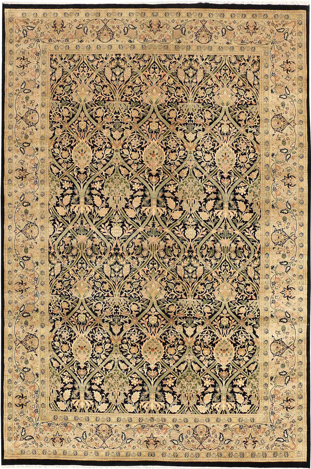 Black Sultanabad 6' 1 x 9' 3 - No. 52423 - ALRUG Rug Store