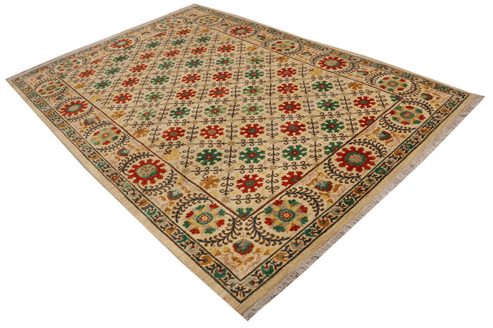 Blanched Almond Mahal 6'  3" x 8'  11" - No. QA77553