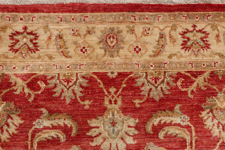 Orange Red Ziegler 4' 6 x 6' 6 - No. 52437 - ALRUG Rug Store
