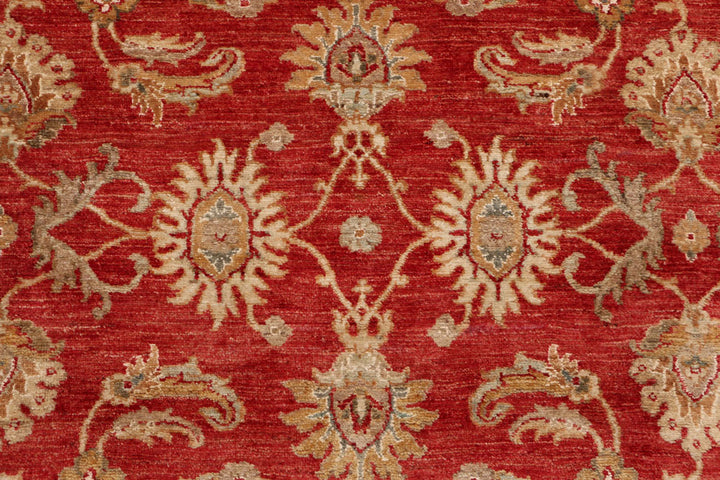 Orange Red Ziegler 4'  6" x 6'  6" - No. QA14495