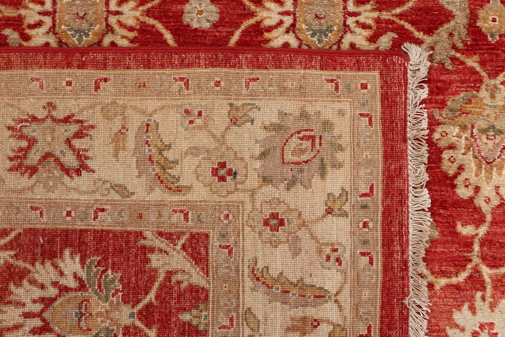 Orange Red Ziegler 4' 6 x 6' 6 - No. 52437 - ALRUG Rug Store