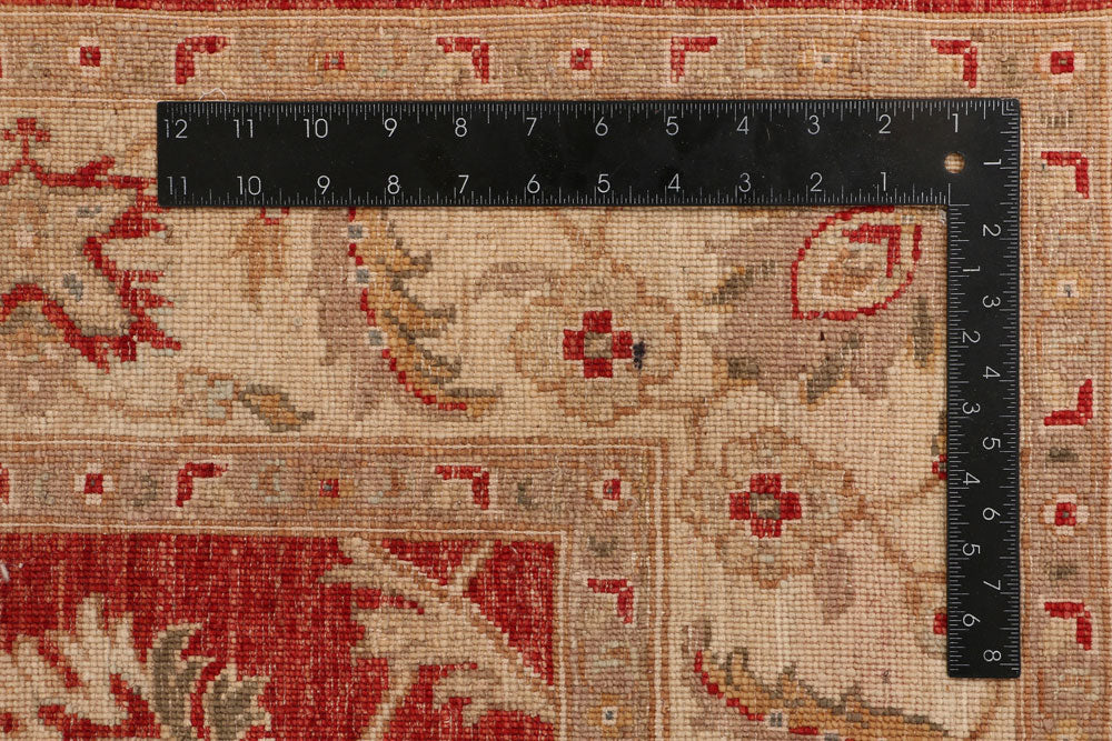 Orange Red Ziegler 4' 6 x 6' 6 - No. 52437 - ALRUG Rug Store