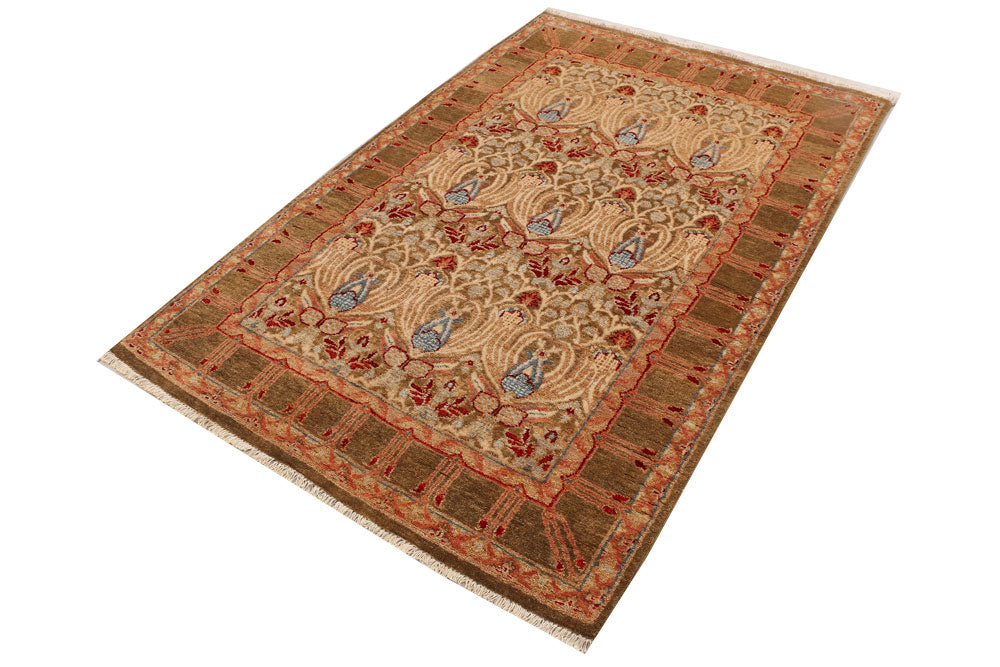 Multi Colored Ziegler 4' x 6' 1 - No. 52438 - ALRUG Rug Store