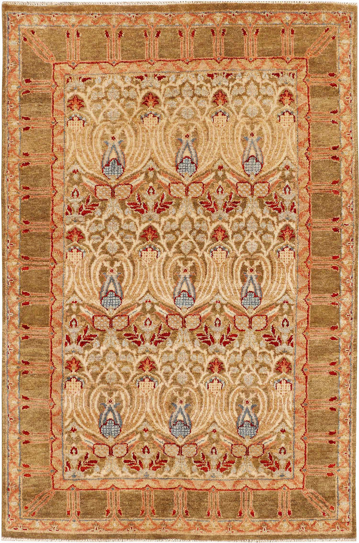 Multi Colored Ziegler 4' x 6' 1 - No. 52438 - ALRUG Rug Store